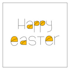 Happy easter card background