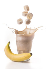 frullato di banana splash © luigi giordano