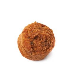 Cheese snack ball isolated