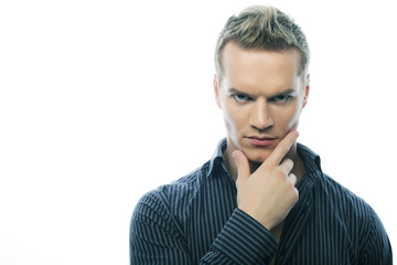  handsome man, fashion model