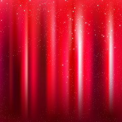 Red stage background with Magical Sparkles