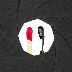 Burnout im Fokus, Zündhölzer