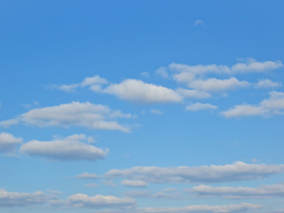 blue sky and clouds