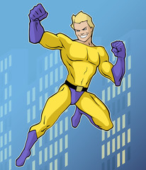 Superhero illustration