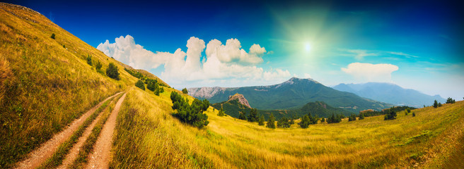 Fototapeta na wymiar Crimea summer landscape