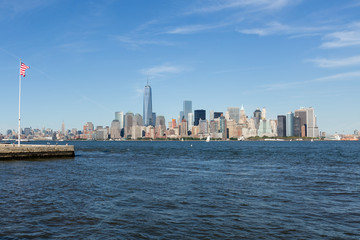 Naklejka premium View from Statue of Liberty