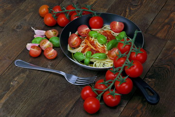 Spaghetti in padella all'italiana