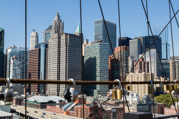 The view from the Brooklyn Bridge