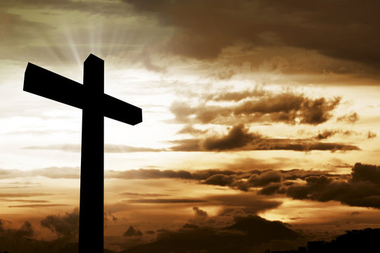 Wooden christian cross