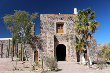 Fototapeta na wymiar Mission de Santa Rosalía de Mulegé