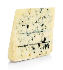 Slice of blue cheese