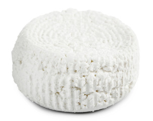 Fototapeta na wymiar Cottage cheese, isolated on white