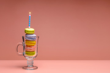 Colorful Birthday macarons