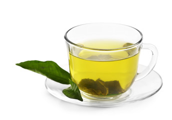 Cup of tea isolated on white