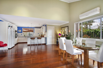 Modern gourmet kitchen interior