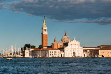Naklejka premium San Giorgio Maggiore Church and Campanile in Venice, Italy