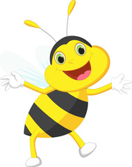 Fototapeta premium cute bee cartoon