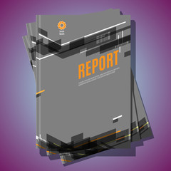 Modern Brochure, Annual report Design Template. 