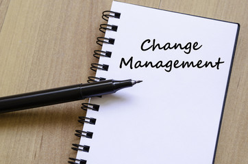 Change management write on notebook