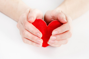 Health insurance or love concept