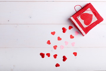 gift bag with heart