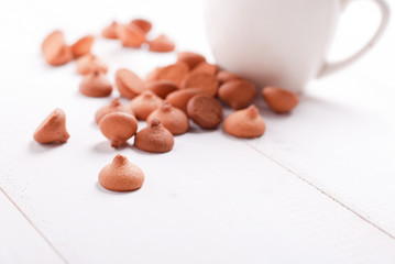 cookies on a white table