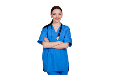 female doctor with stethoscope