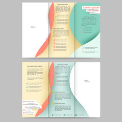 Abstract brochure template