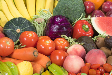 Fruits and vegetables organic