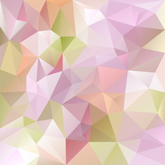 vector abstract irregular polygon background with a triangular pattern in pastel purple and green colors