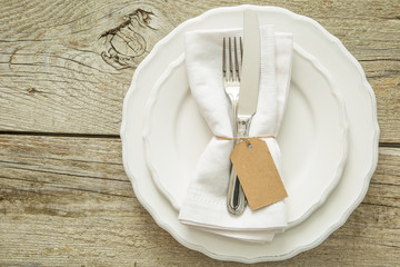 Obraz premium Spring table setting