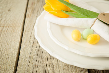 Easter table setting