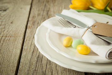 Easter table setting