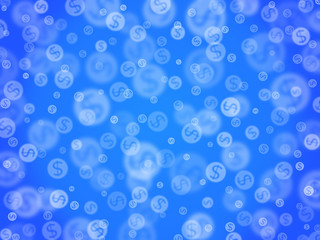 Abstract background with a dollar sign