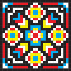 simple seamless colorful abstract pattern