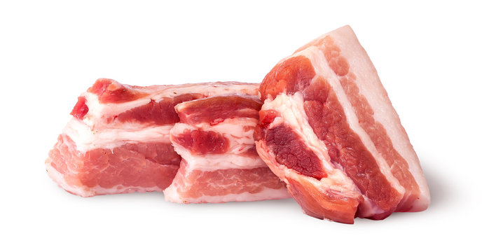Three pieces of bacon