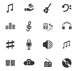 music icon set