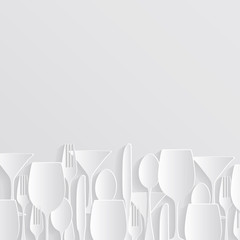 Pattern background. Food and drinks