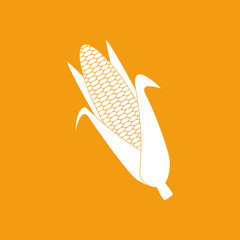 Corn vegetable icon