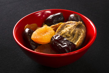dried and fresh fruits