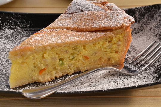 Torta,pastel ponque de naranja.