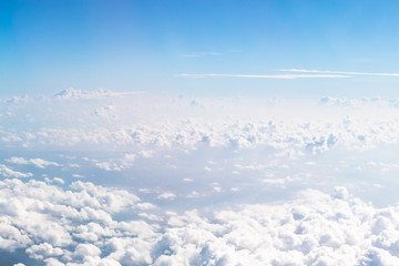 Cloudscape Blue sky and white cloud