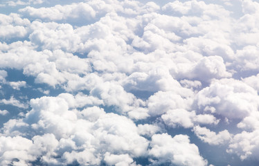 Cloudscape Blue sky and white cloud