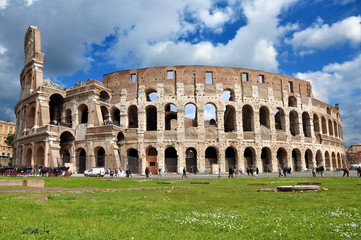 Fototapeta na wymiar The Colosseum. Rome, Italy