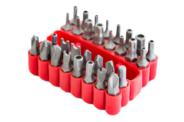 Security screwdriver drill heads