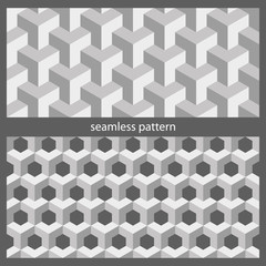 set of seamless textures. a sample - an abstract pattern from cu