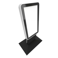 Trade show booth LCD kiosk stand.