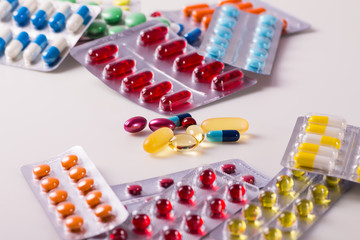 Variety of medicines and drugs