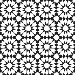 Arabic ornament seamless pattern