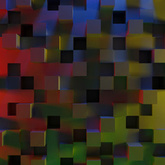 3D abstract background